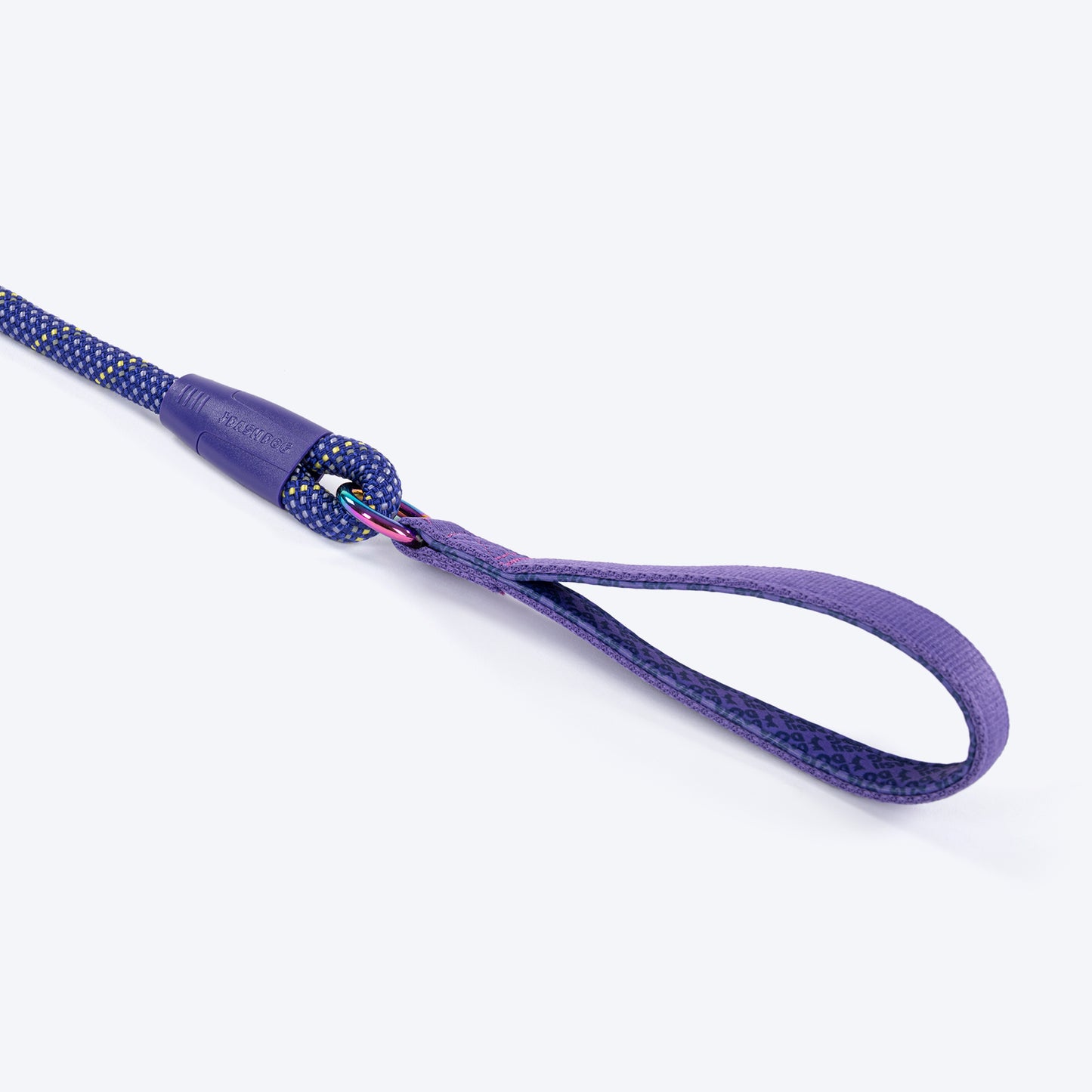 Dash Dog Chaser Rope Leash For Dog - Purple - Heads Up For Tails