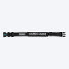 HUFT Classic Personalised (Mobile No.) Dog Collar - Coal Black - Heads Up For Tails