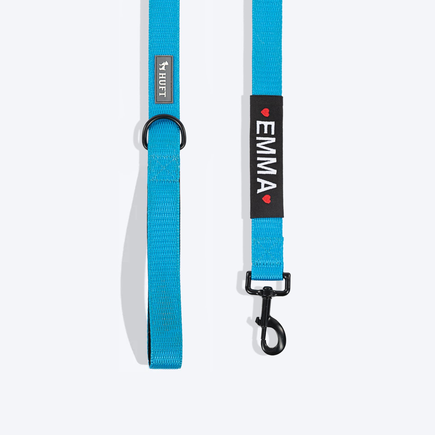 HUFT Classic Personalised Dog Leash - Ocean Blue
