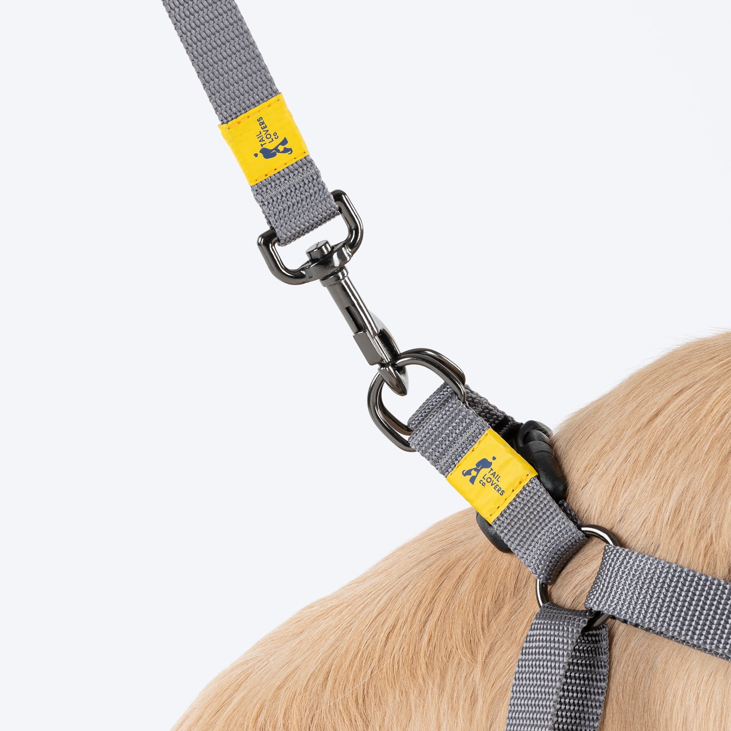 TLC Step-In Harness For Dog - Grey - Heads Up For Tails