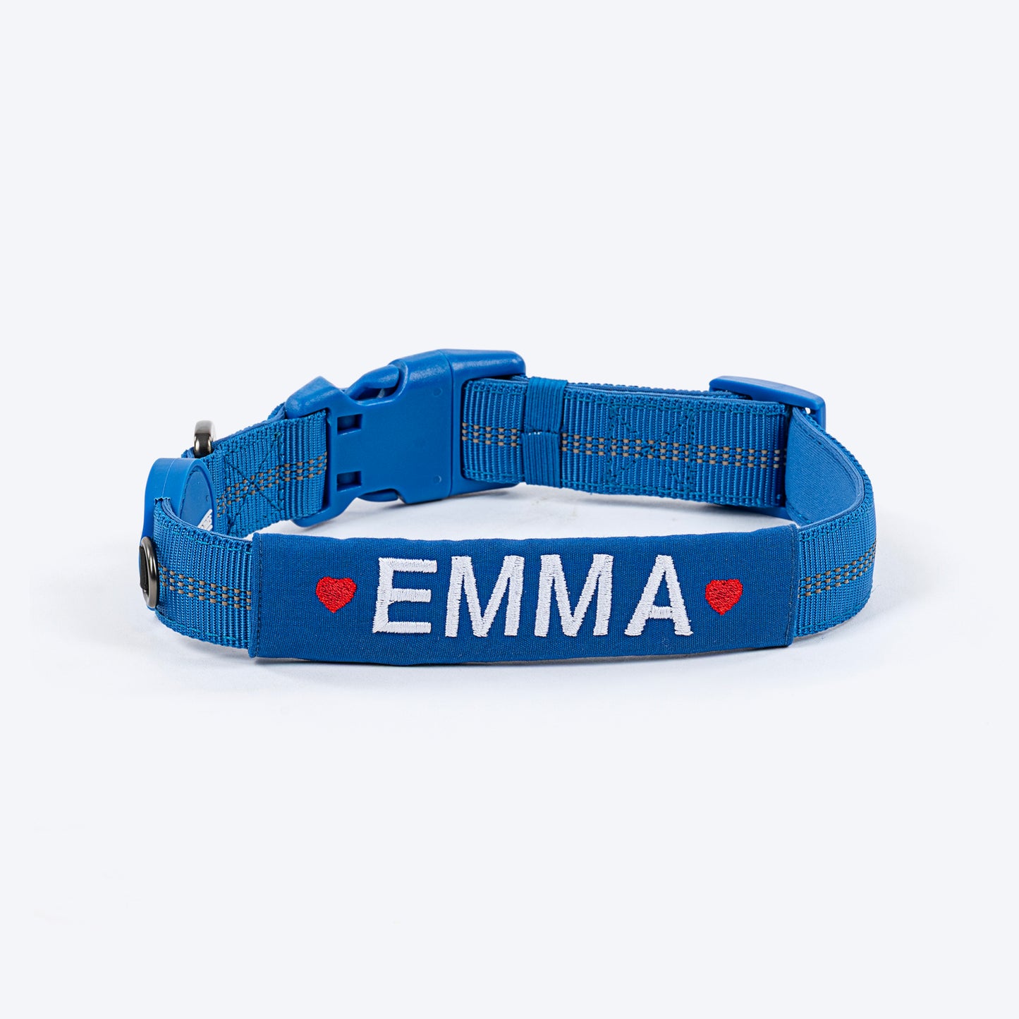 HUFT Xplorers Personalised Dog Collar - Blue - Heads Up For Tails