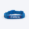 HUFT Xplorers Personalised Dog Collar - Blue - Heads Up For Tails