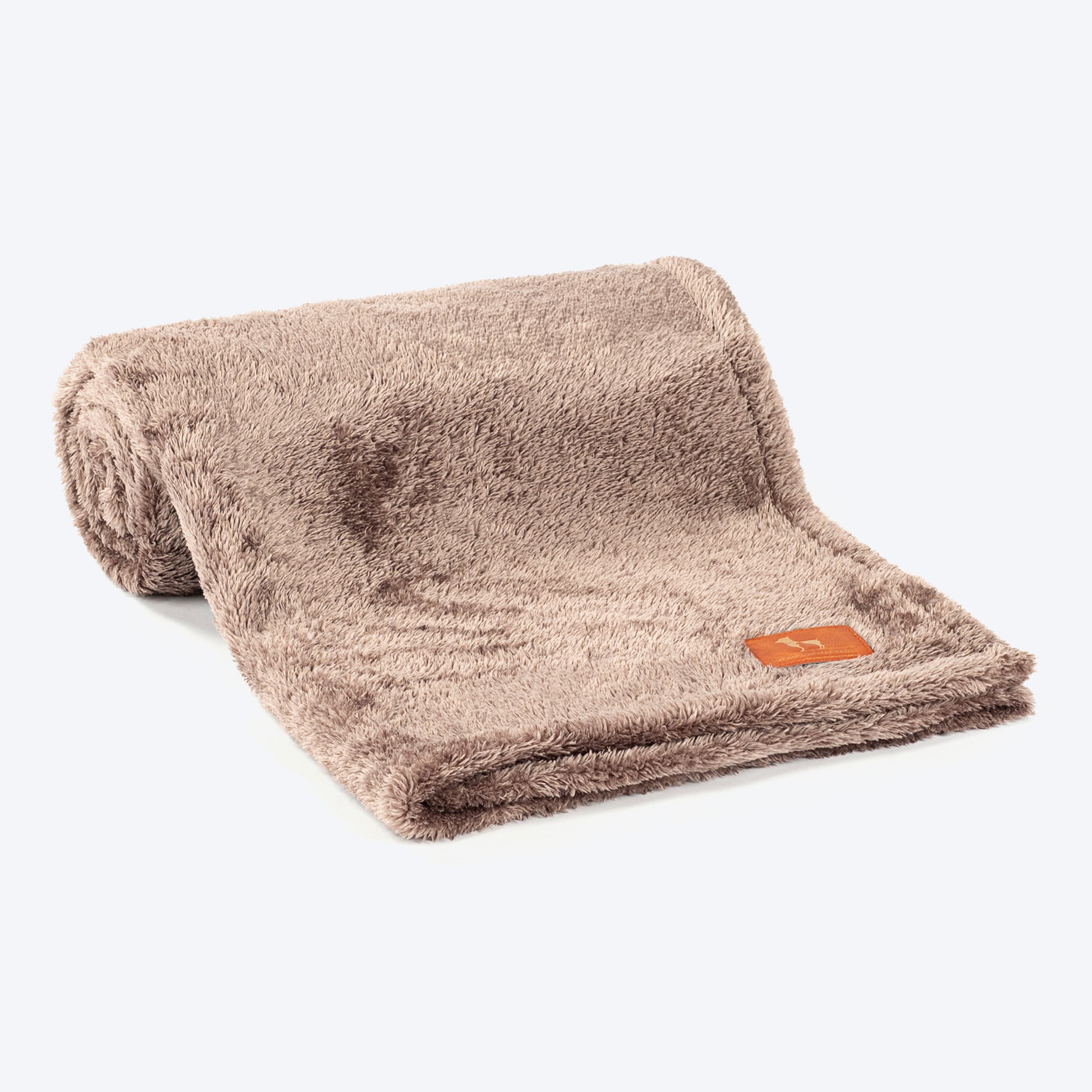 HUFT Furry Wrap Blanket For Dog & Cat - Dark Brown - Heads Up For Tails