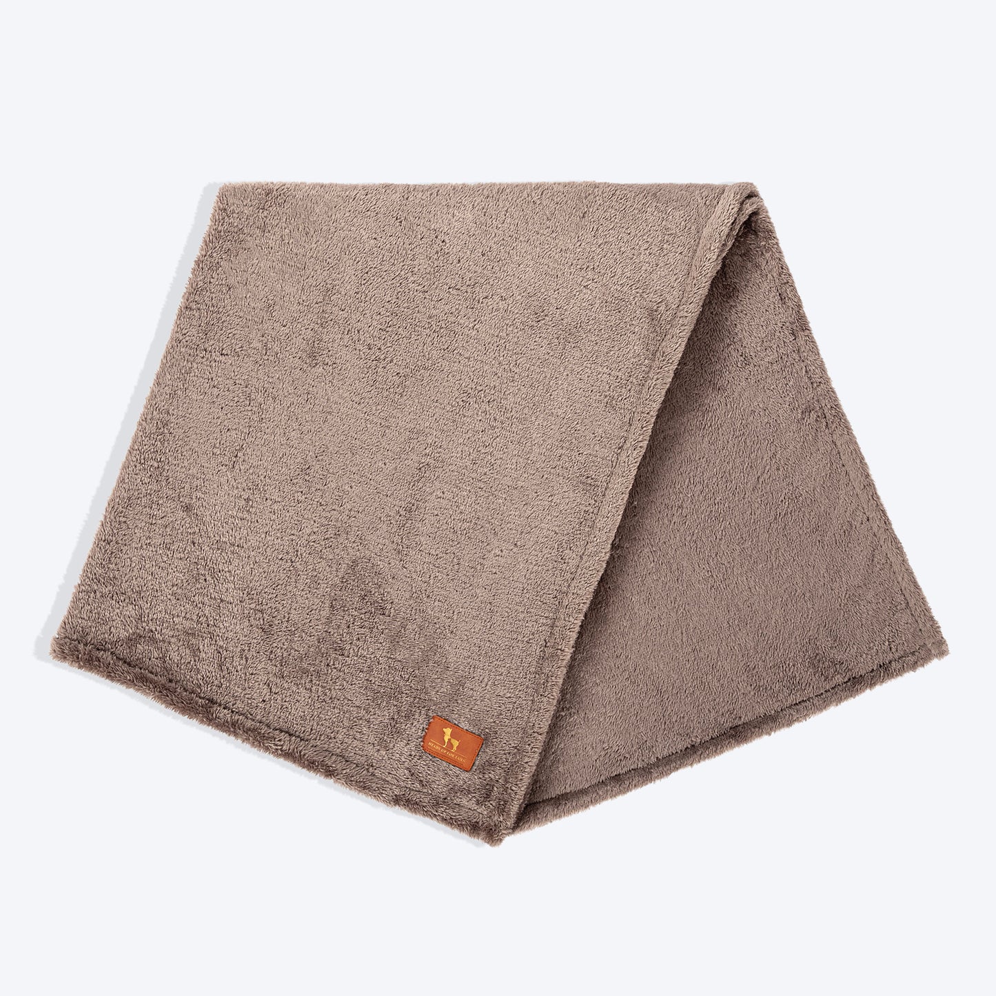 HUFT Furry Wrap Blanket For Dog & Cat - Dark Brown - Heads Up For Tails