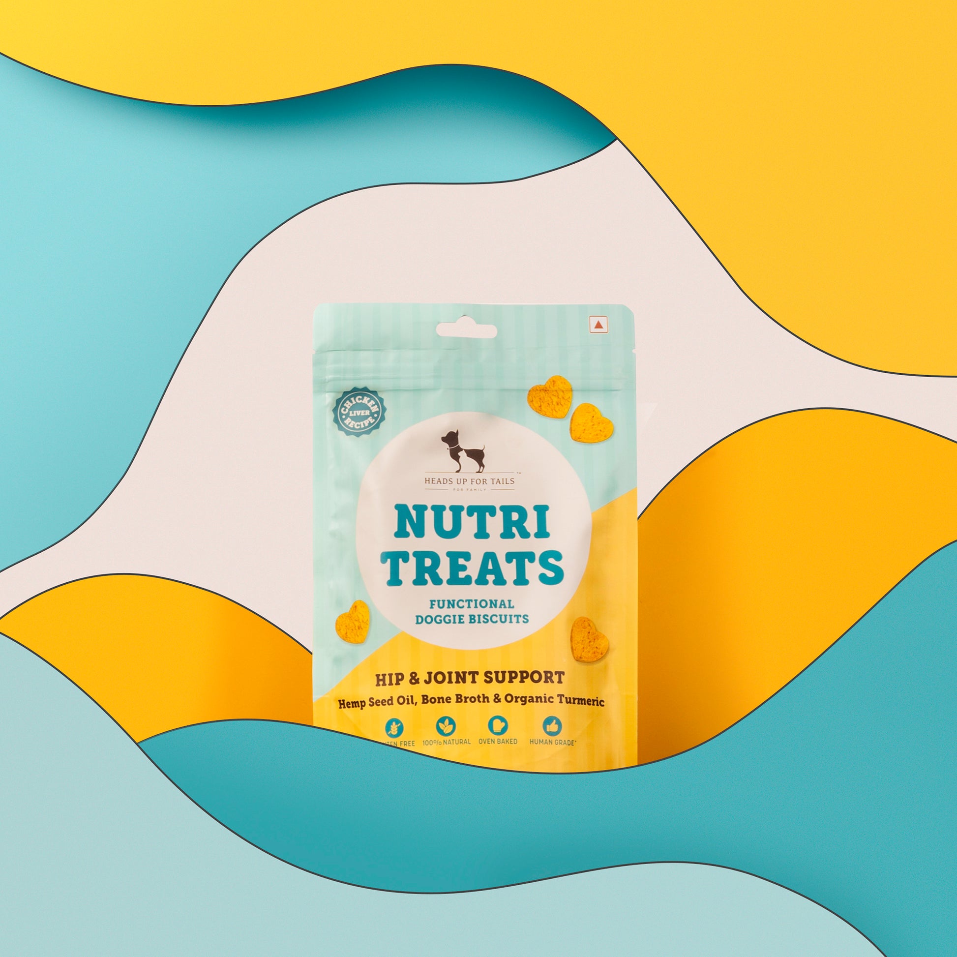 HUFT Nutri Treats For Dogs - Hip & Joint Support - 150 g - Heads Up For Tails