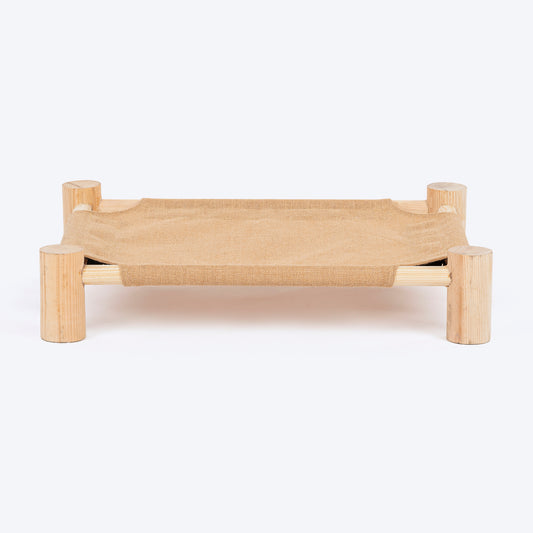 HUFT Elevated Cot Bed For Cat - Brown - Heads Up For Tails