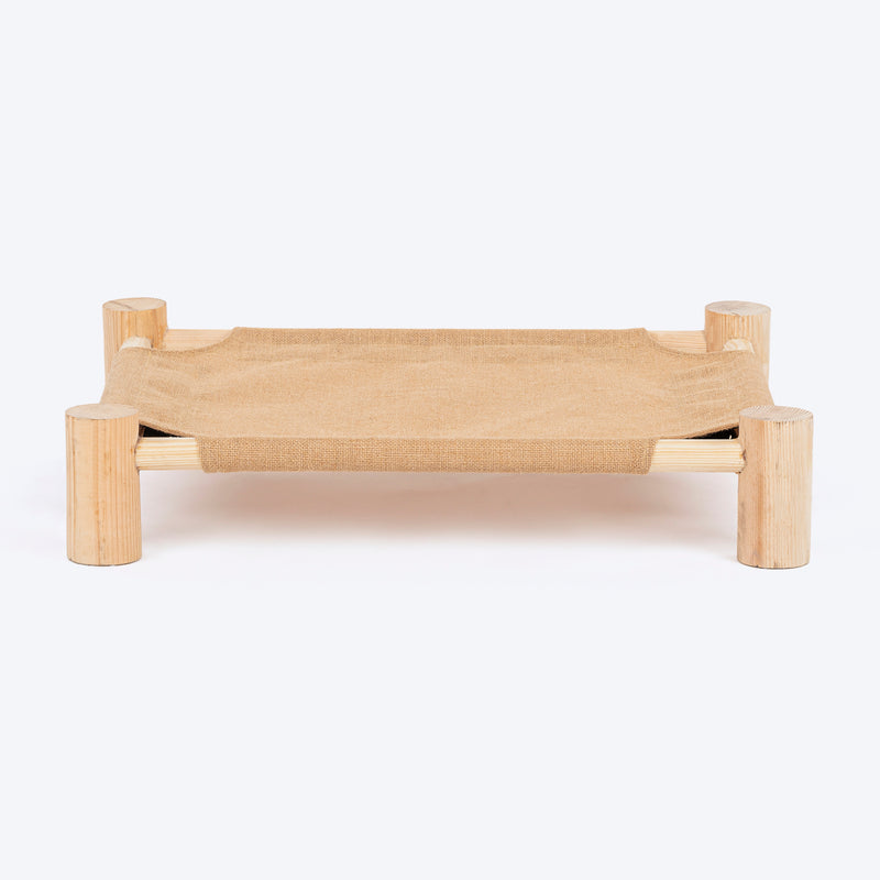 HUFT Elevated Cot Bed For Cat - Brown - Heads Up For Tails