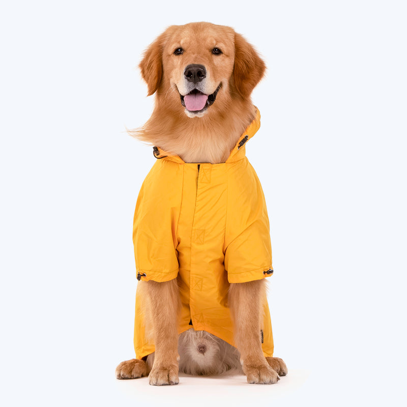 HUFT Magical Mist Dog Raincoat - Yellow - Heads Up For Tails