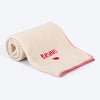 HUFT Personalised Snuggle Blanket For Dog & Cat - Beige - Heads Up For Tails