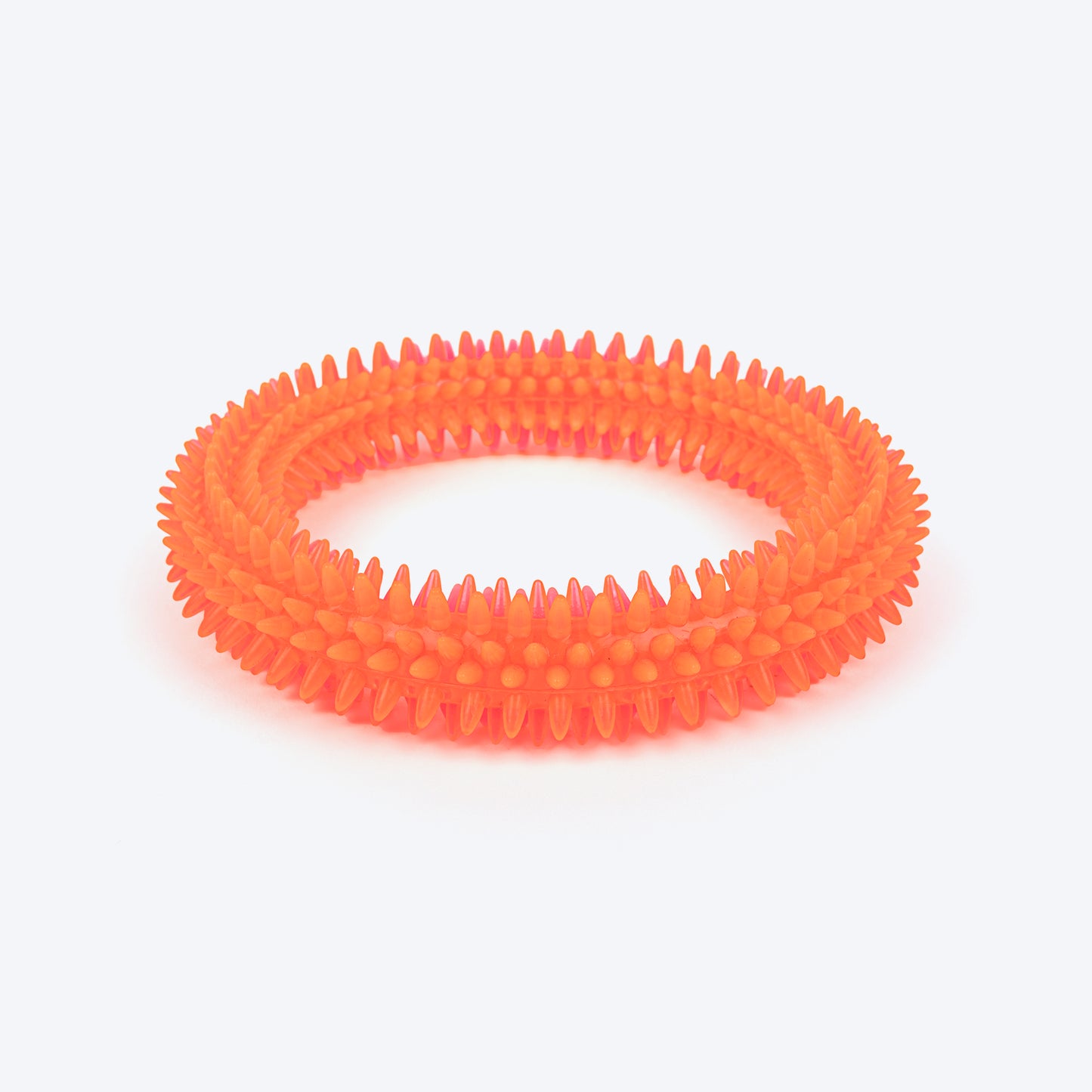 TLC Chewy Champ O Ring Chew Toy For Dog - Orange - Heads Up For Tails