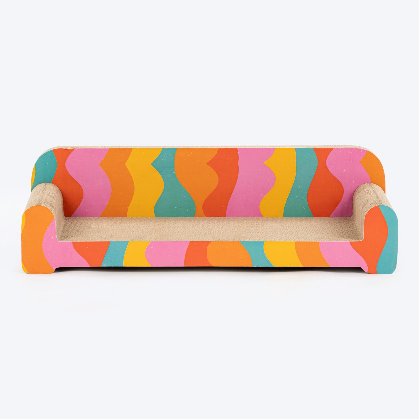 HUFT Kitty Sofa Lounge Scratcher For Cat - Multicolor - Heads Up For Tails