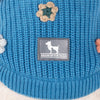 HUFT Frosty Flowers Sweater For Small Dog - Blue - Heads Up For Tails
