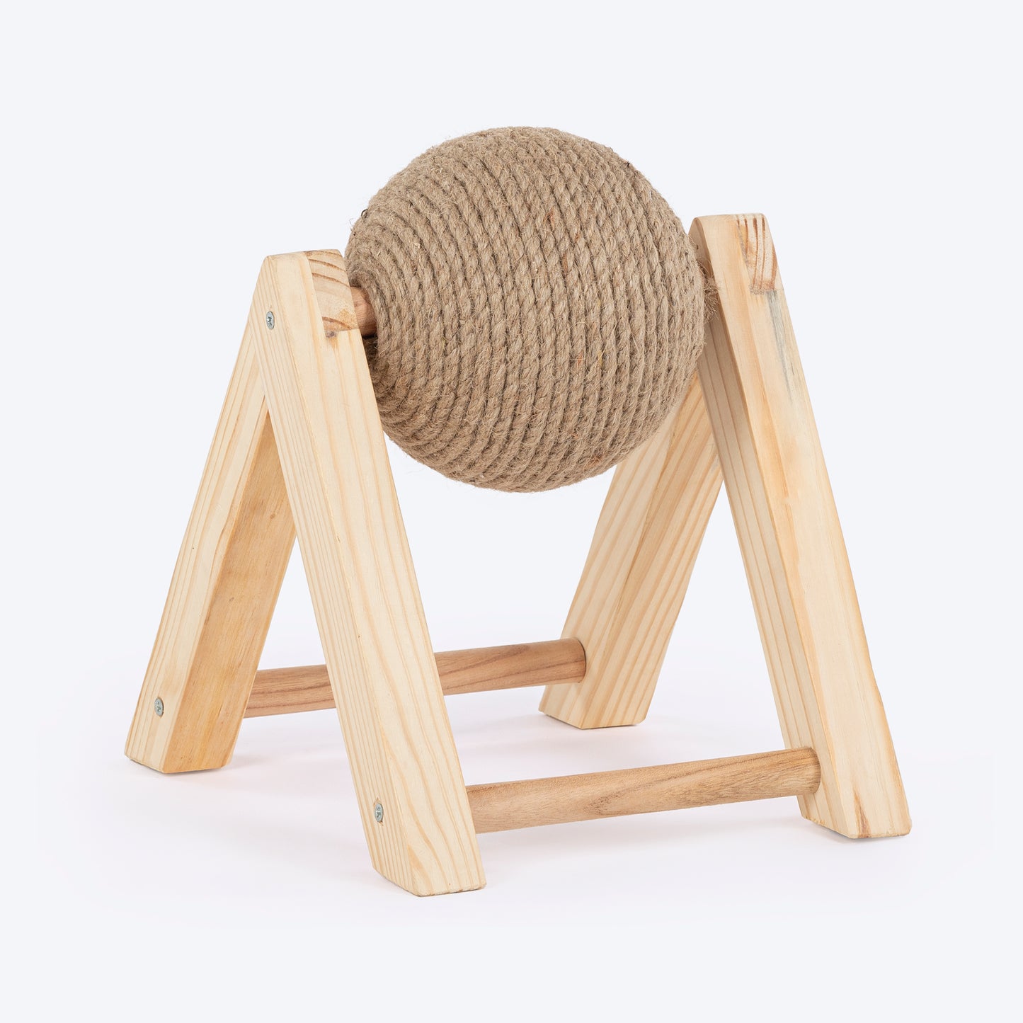 HUFT Pawplay Scratcher With Stand For Cat - Brown - Heads Up For Tails