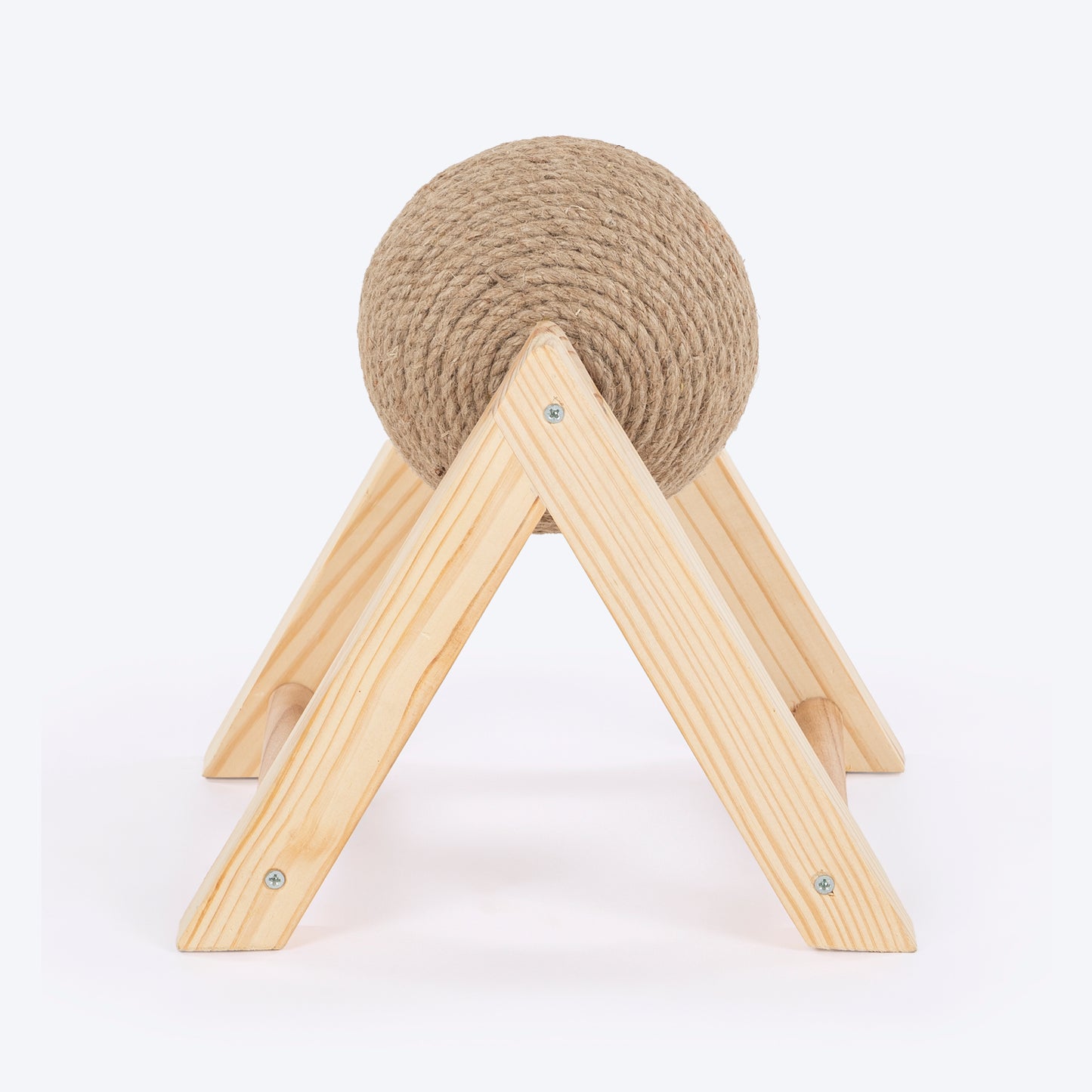 HUFT Pawplay Scratcher With Stand For Cat - Brown - Heads Up For Tails
