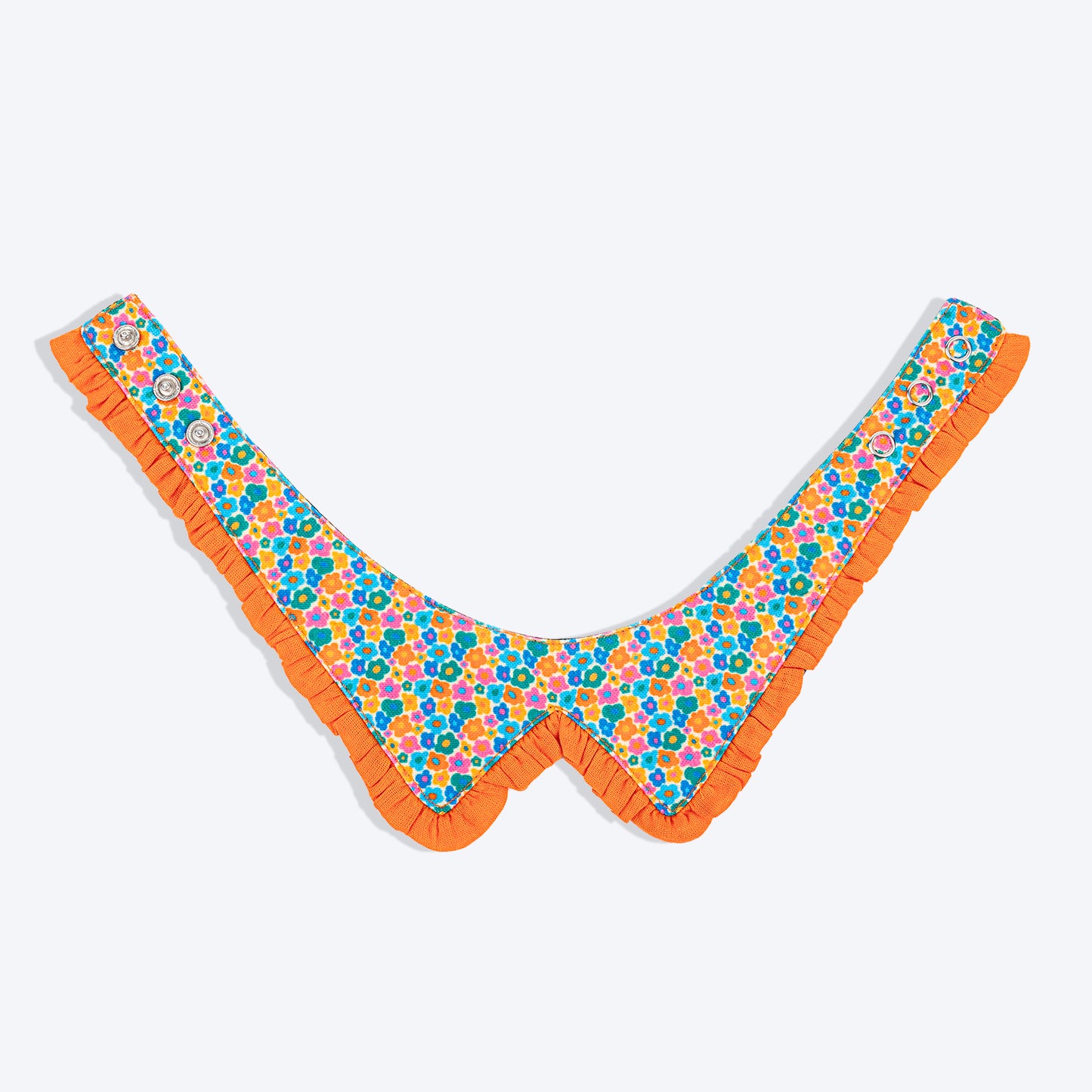 HUFT Bloomburst Printed Scarf For Cat & Puppy - Multicolor_04