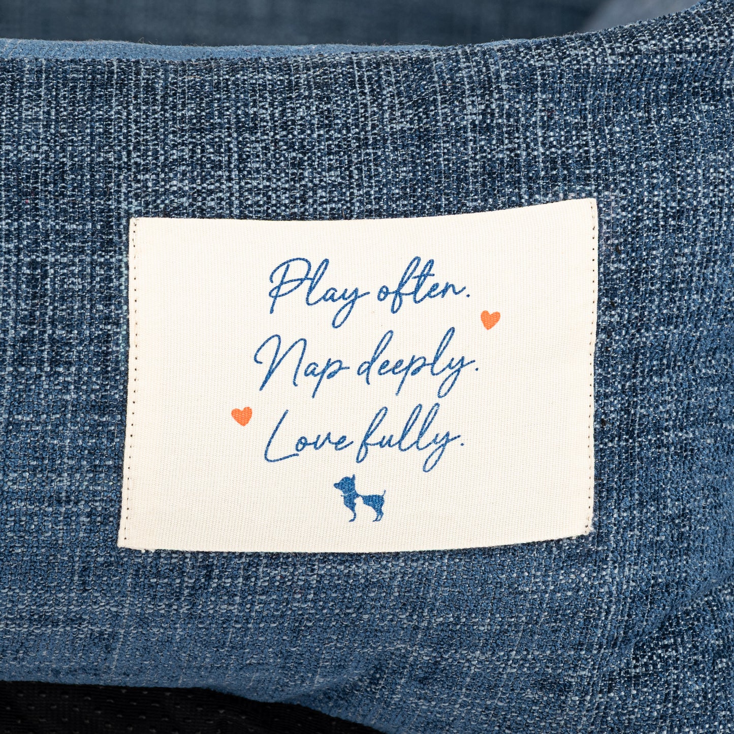 HUFT Blueloom Lounger Bed For Dog - Blue - Heads Up For Tails