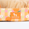 HUFT Tangy Blossoms Tent Bed For Cat & Puppies - Orange - Heads Up For Tails