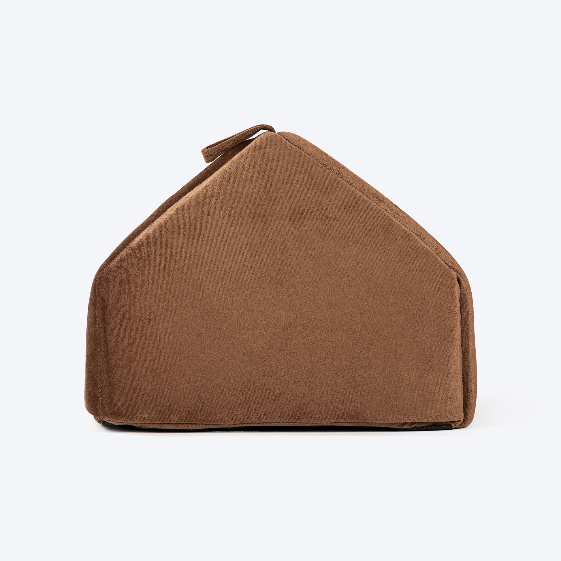 TLC Bedding With Removable Cushion For Cat & Puppy - Brown & Black - Heads Up For Tails