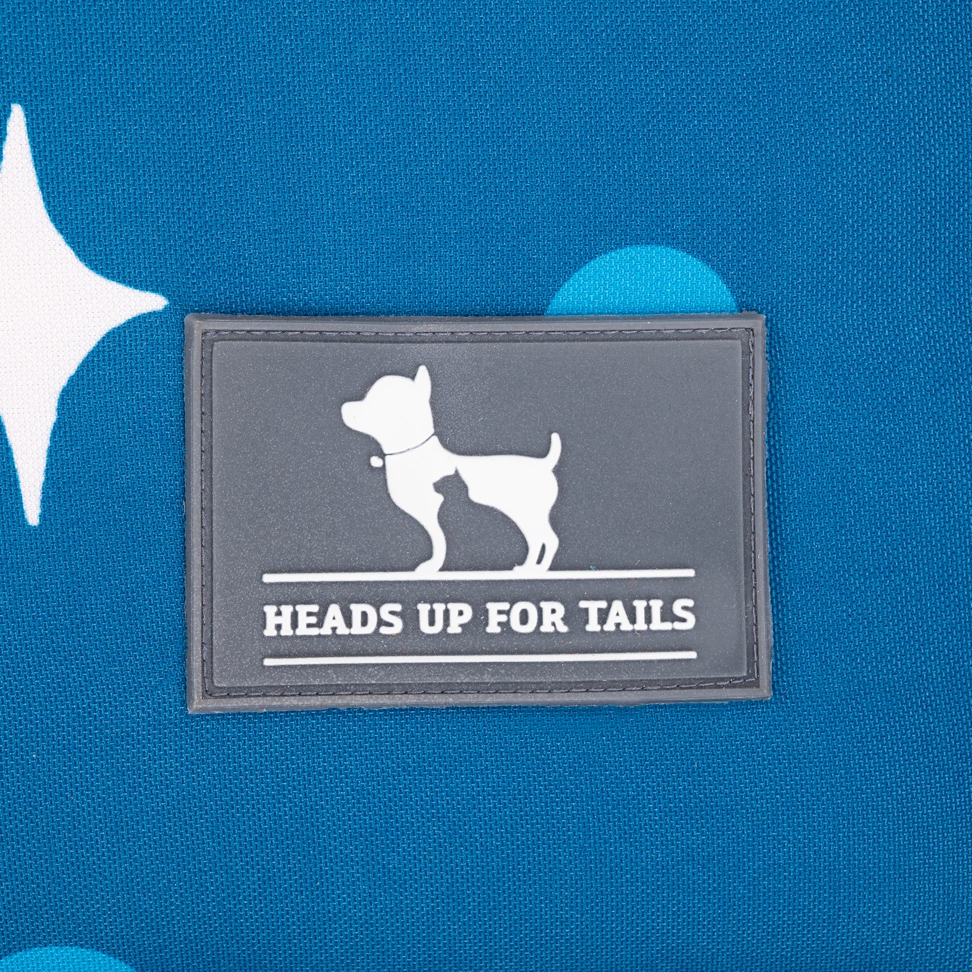 HUFT Pawlease I'm Fabulous Mat For Dog - Teal Blue - Heads Up For Tails