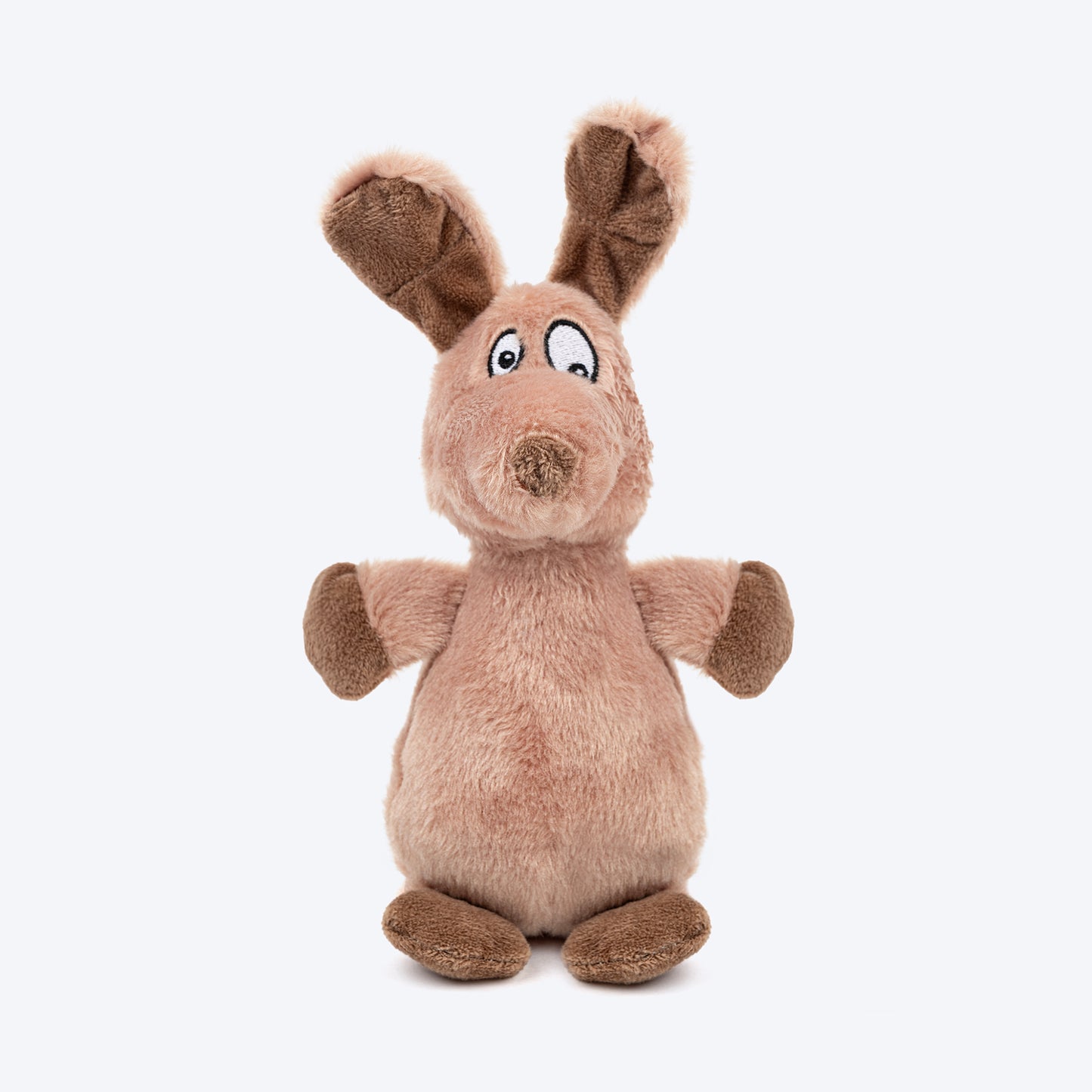 TLC Donkey Squeaky Plush Toy For Dog - Brown - Heads Up For Tails