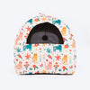 HUFT Snuggle Bloom Tent Bed For Cat - Multicolor - Heads Up For Tails