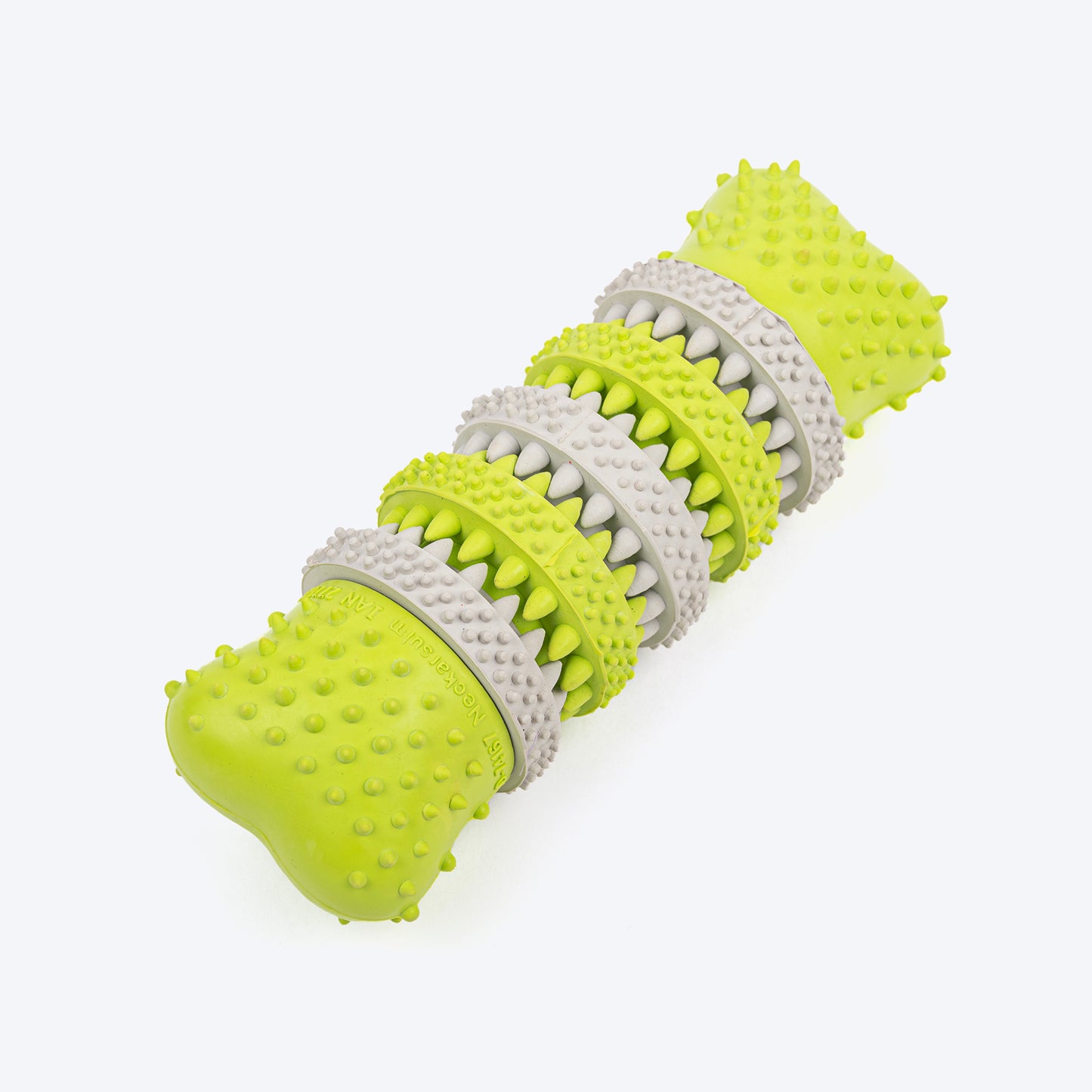 TLC Spiky Rugby Chew Toy For Dog - Green - Heads Up For Tails