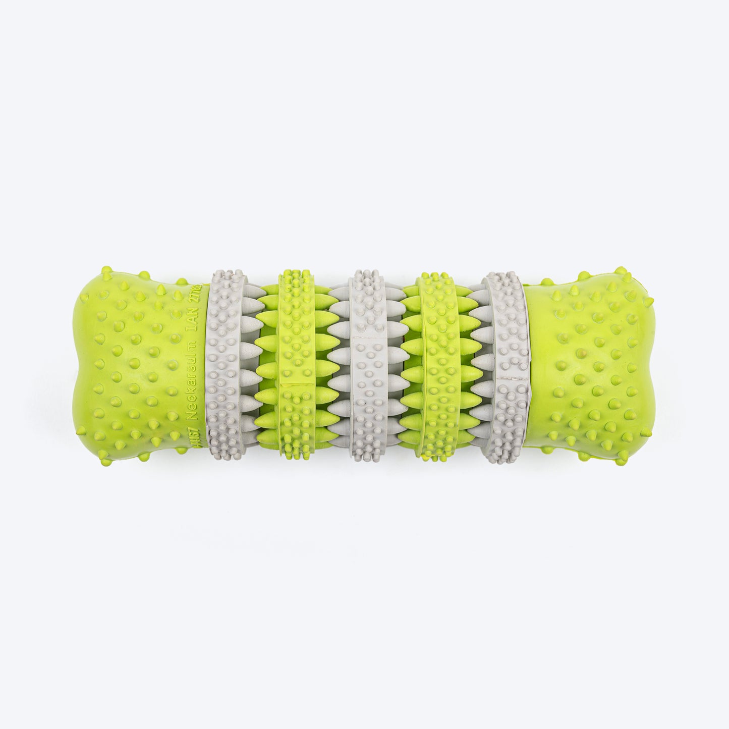 TLC Spiky Rugby Chew Toy For Dog - Green - Heads Up For Tails