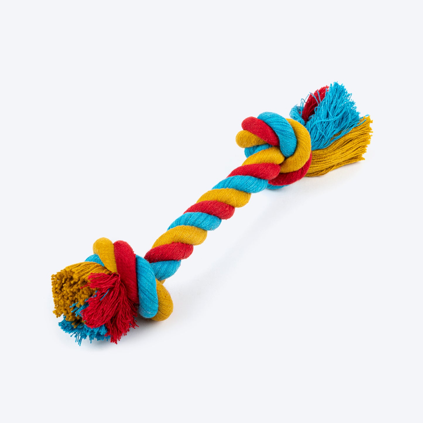 TLC 2 Knot Rope Toy For Dog - Multicolor - Heads Up For Tails