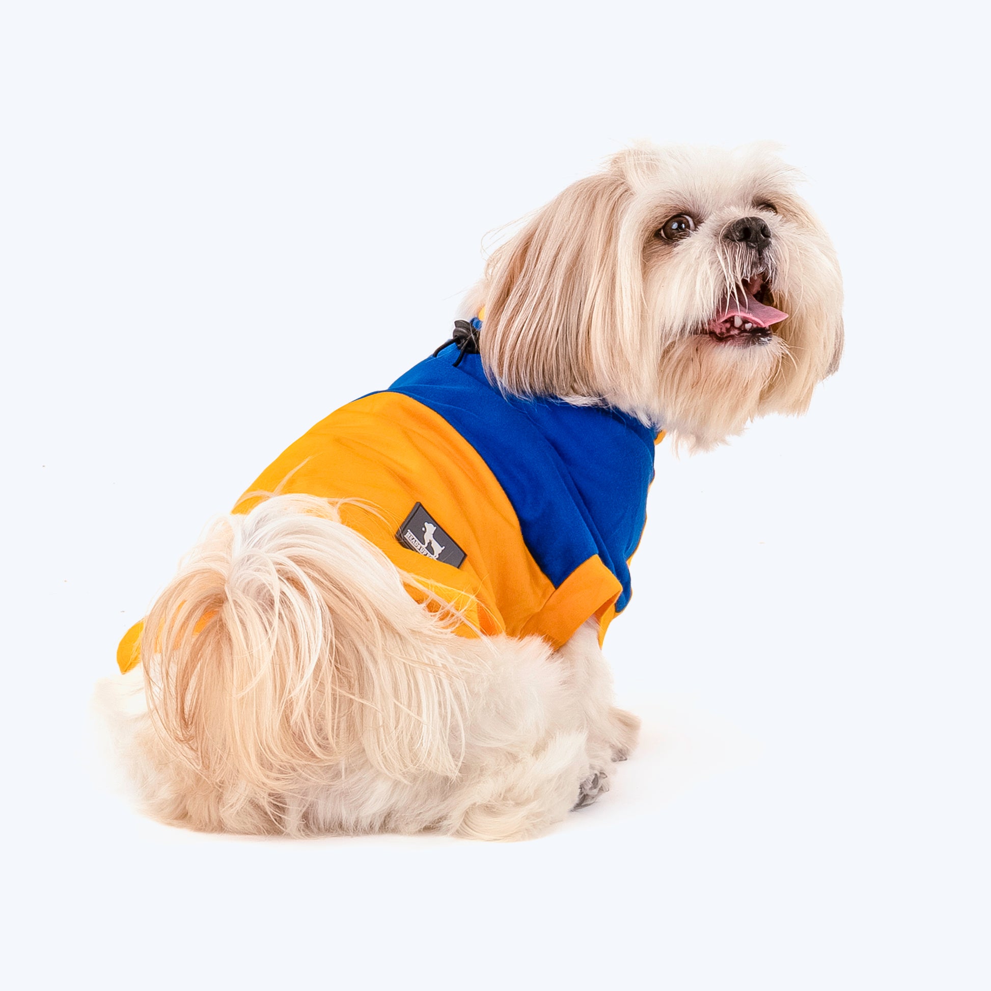 HUFT Breezy Boo Vest For Dogs - Yellow & Blue - Heads Up For Tails