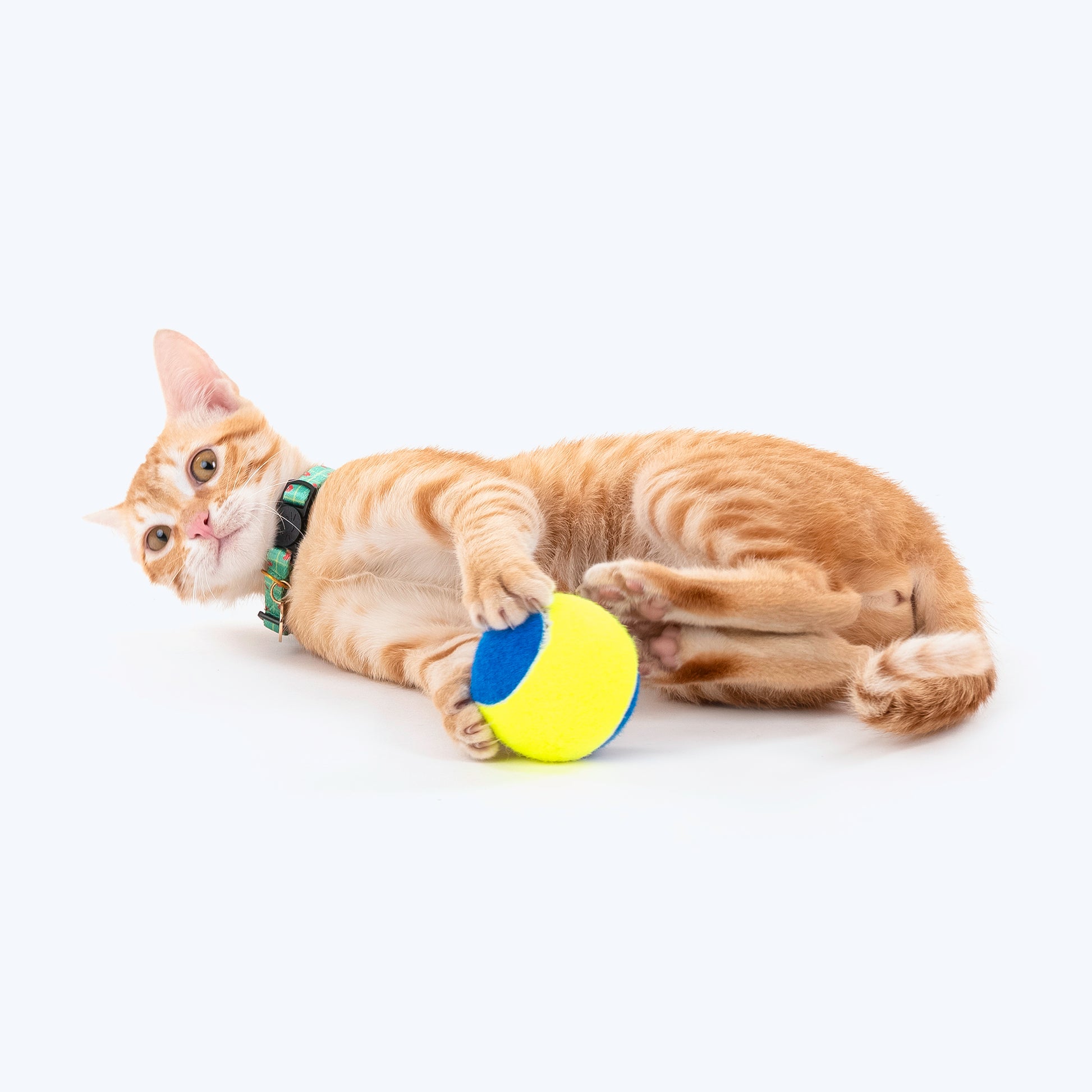 HUFT Squeaky Tennis Balls For Cats & Small Dogs - XS - Pack of 4_08