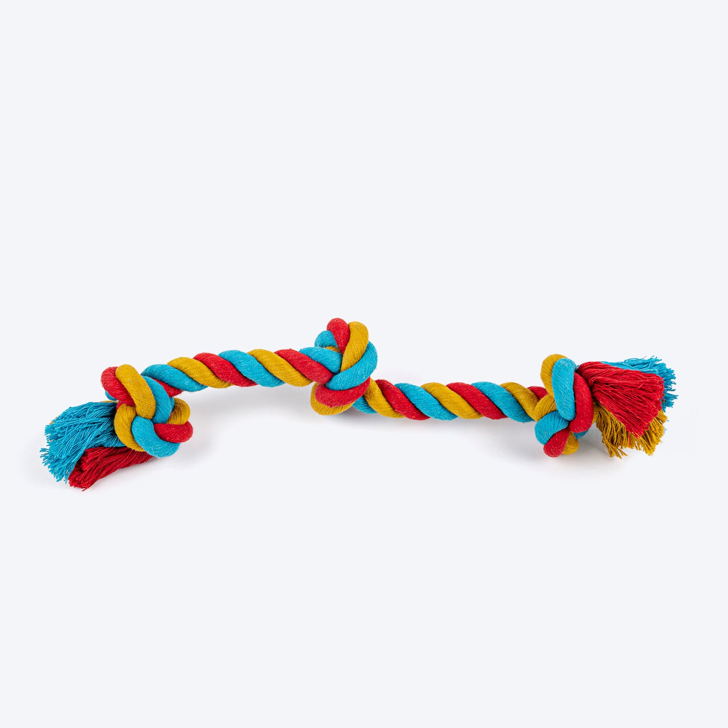 TLC 3 Knot Rope Toy For Dog - Multicolor - Heads Up For Tails