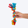 TLC 2 Knot Rope Toy For Dog - Multicolor - Heads Up For Tails