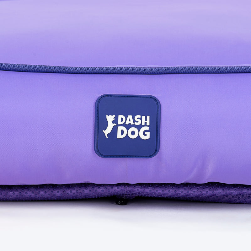 Dash Dog Color Cascade Water Repellent Lounger Dog Bed - Multicolor - Heads Up For Tails