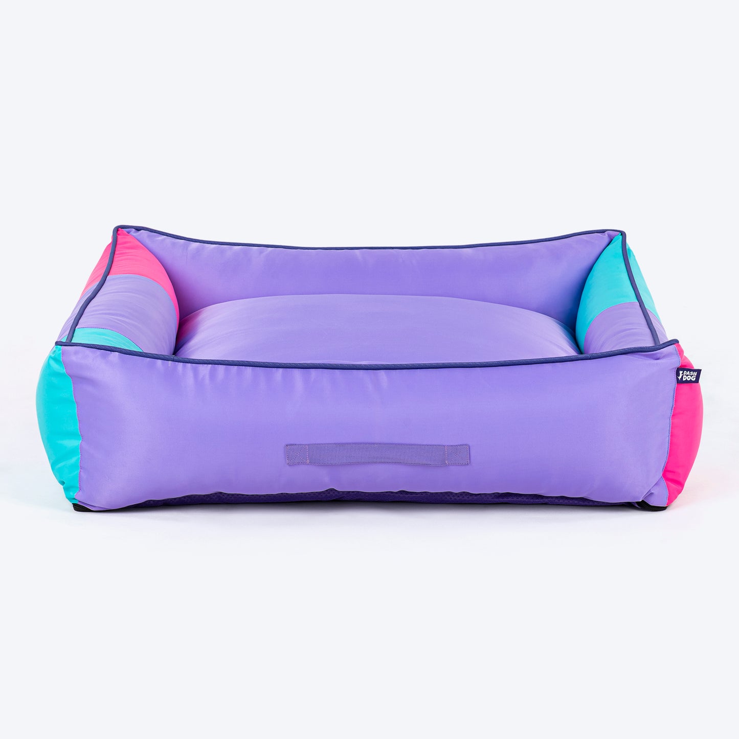 Dash Dog Color Cascade Water Repellent Lounger Dog Bed - Multicolor - Heads Up For Tails