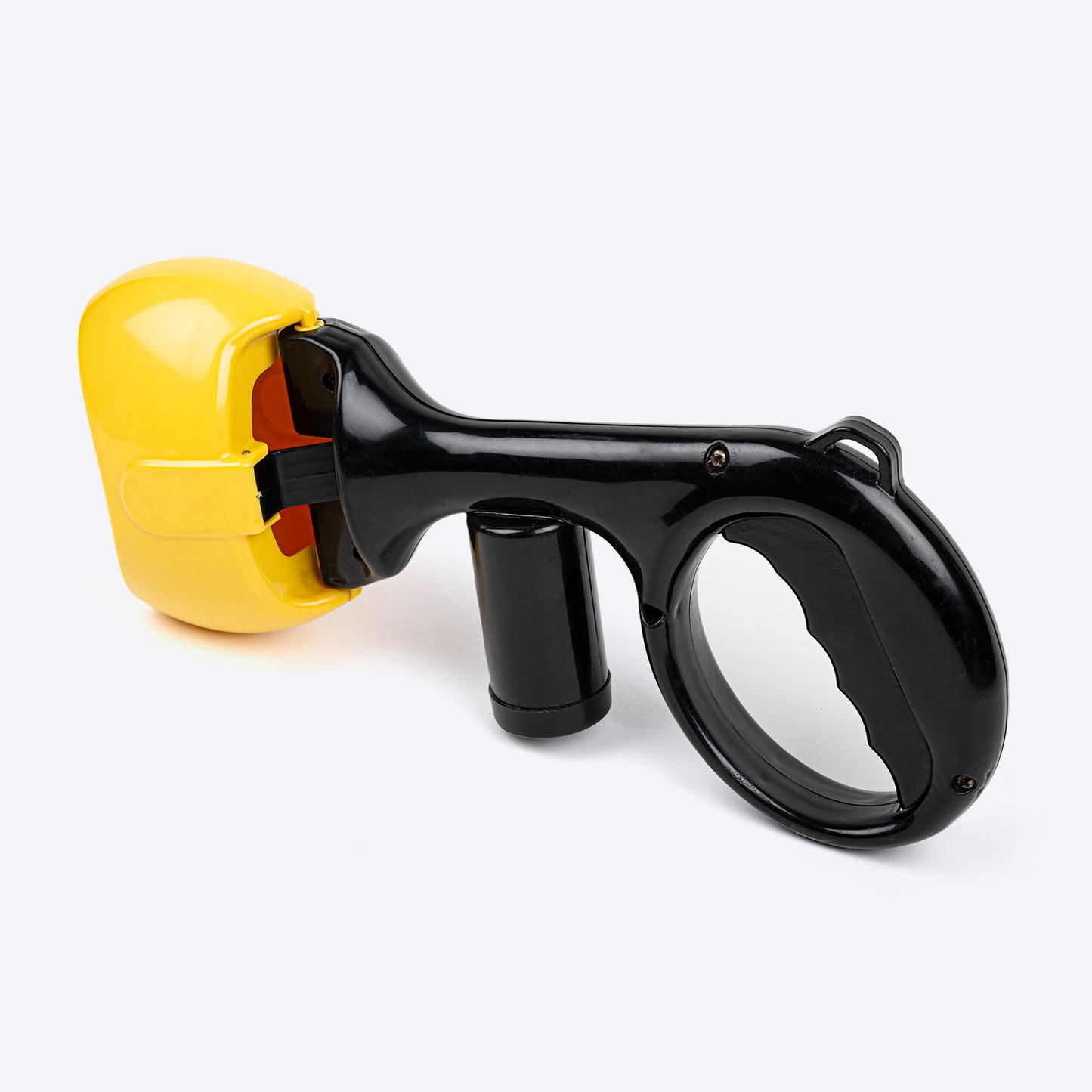 TLC Poop Scooper With Poop Bag Dispenser For Dog & Cat - Yellow & Black - Heads Up For Tails