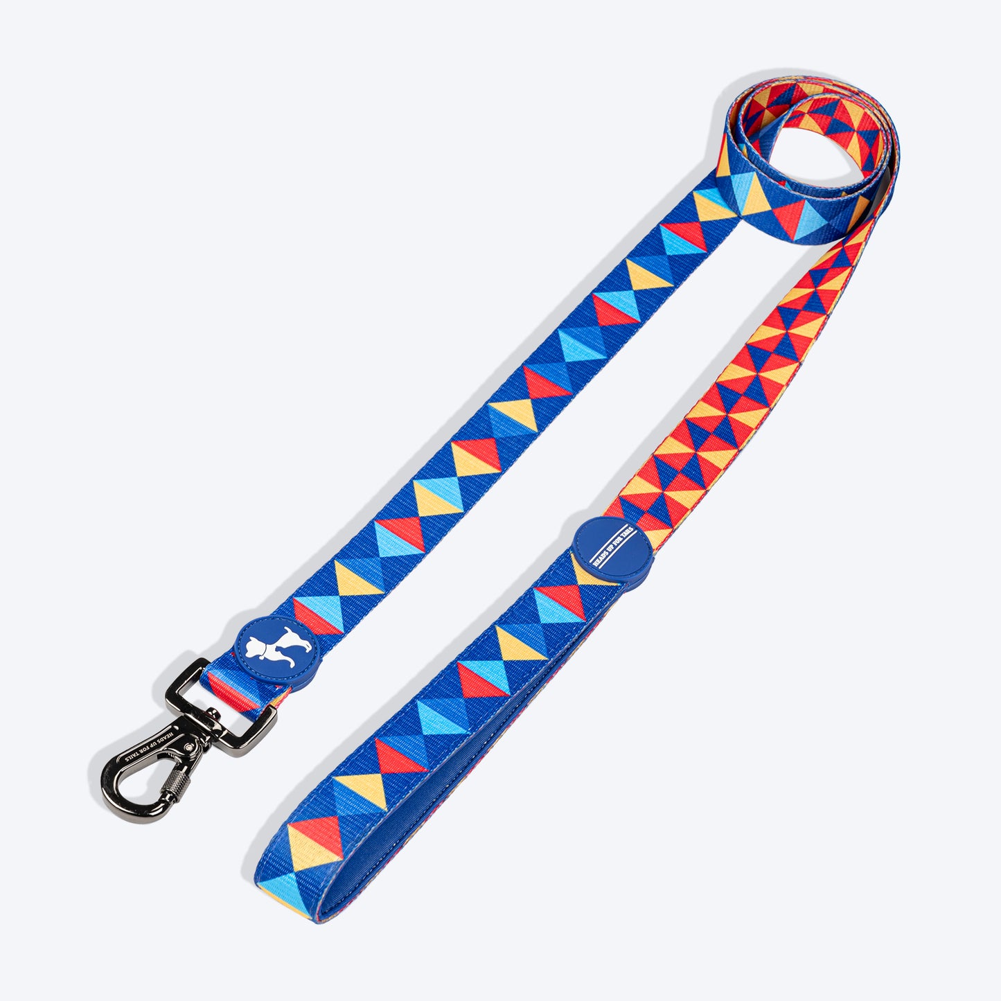 HUFT Prism Patterns Leash For Dog - Blue - Heads Up For Tails