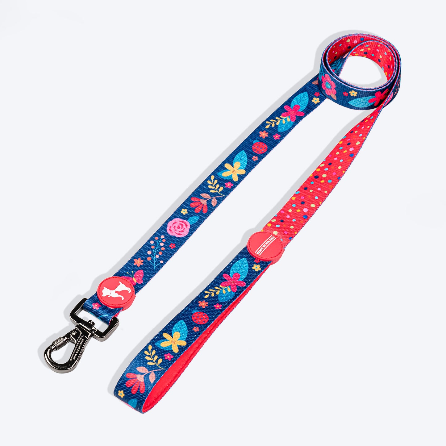 HUFT Bloomscape Leash For Dog - Navy - Heads Up For Tails