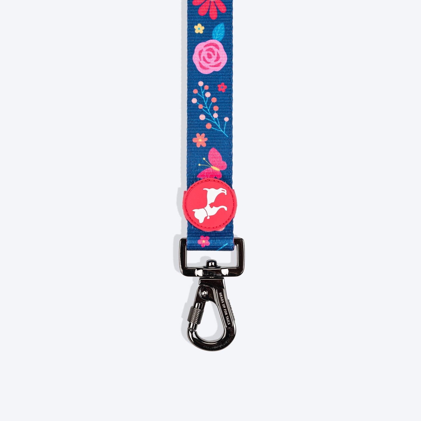 HUFT Bloomscape Leash For Dog - Navy - Heads Up For Tails