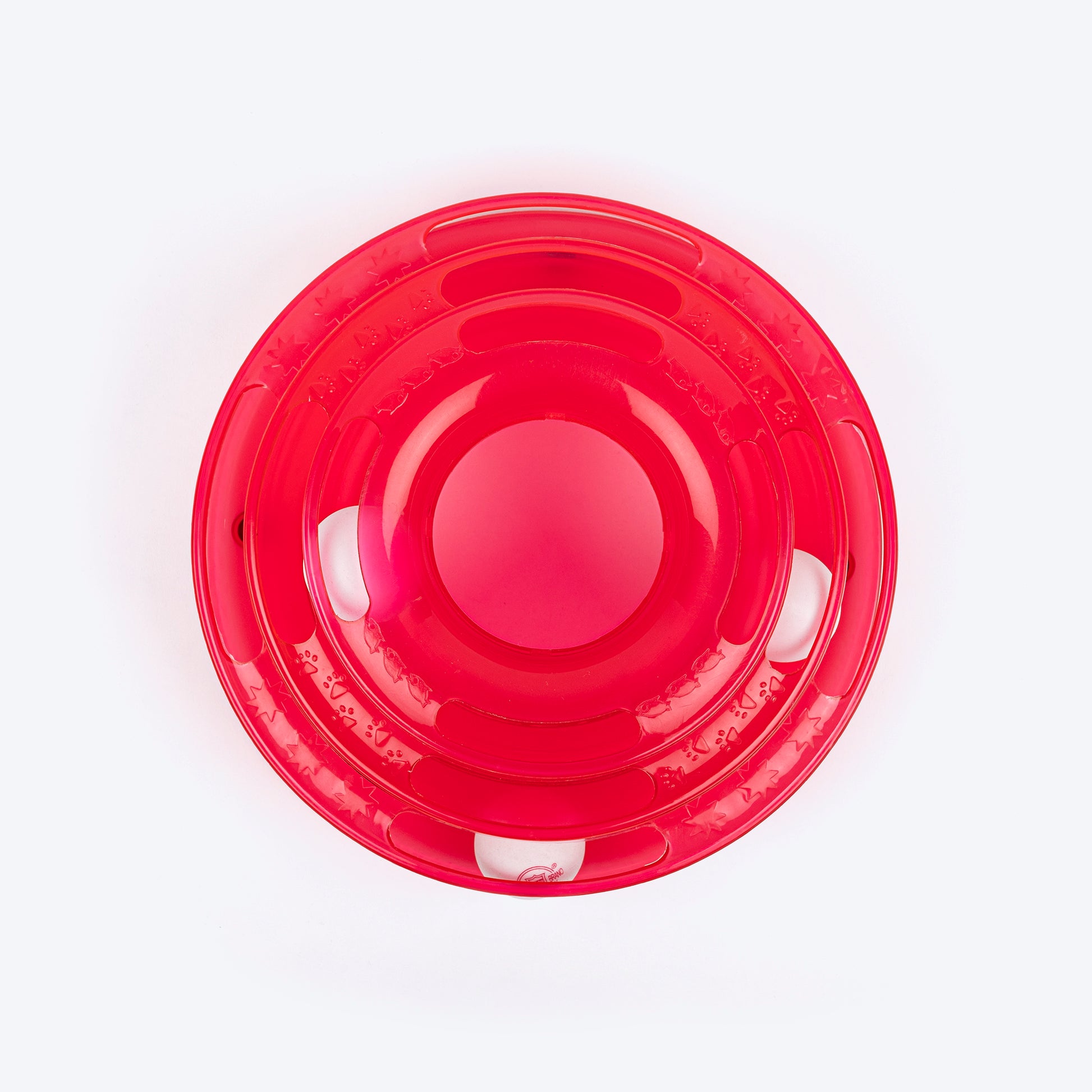 TLC Tower Of Tracks Interactive Toy For Cat - Red - Heads Up For Tails