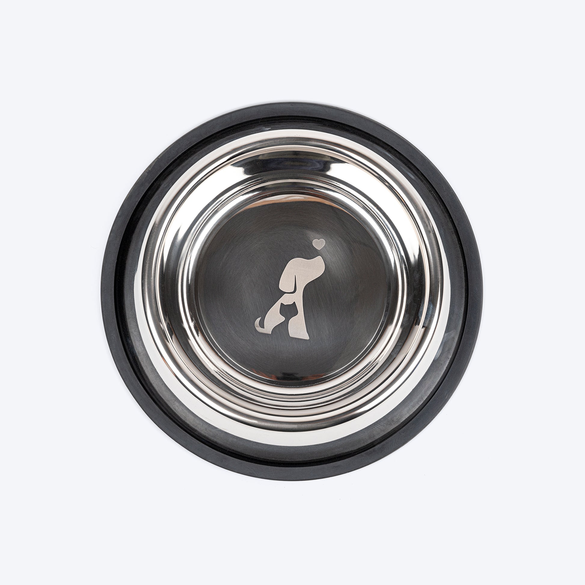 TLC Stainless Steel Classic Bowl For Dog - Heads Up For Tails
