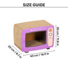 HUFT Meowcrowave Scratcher For Cat - Purple - Heads Up For Tails