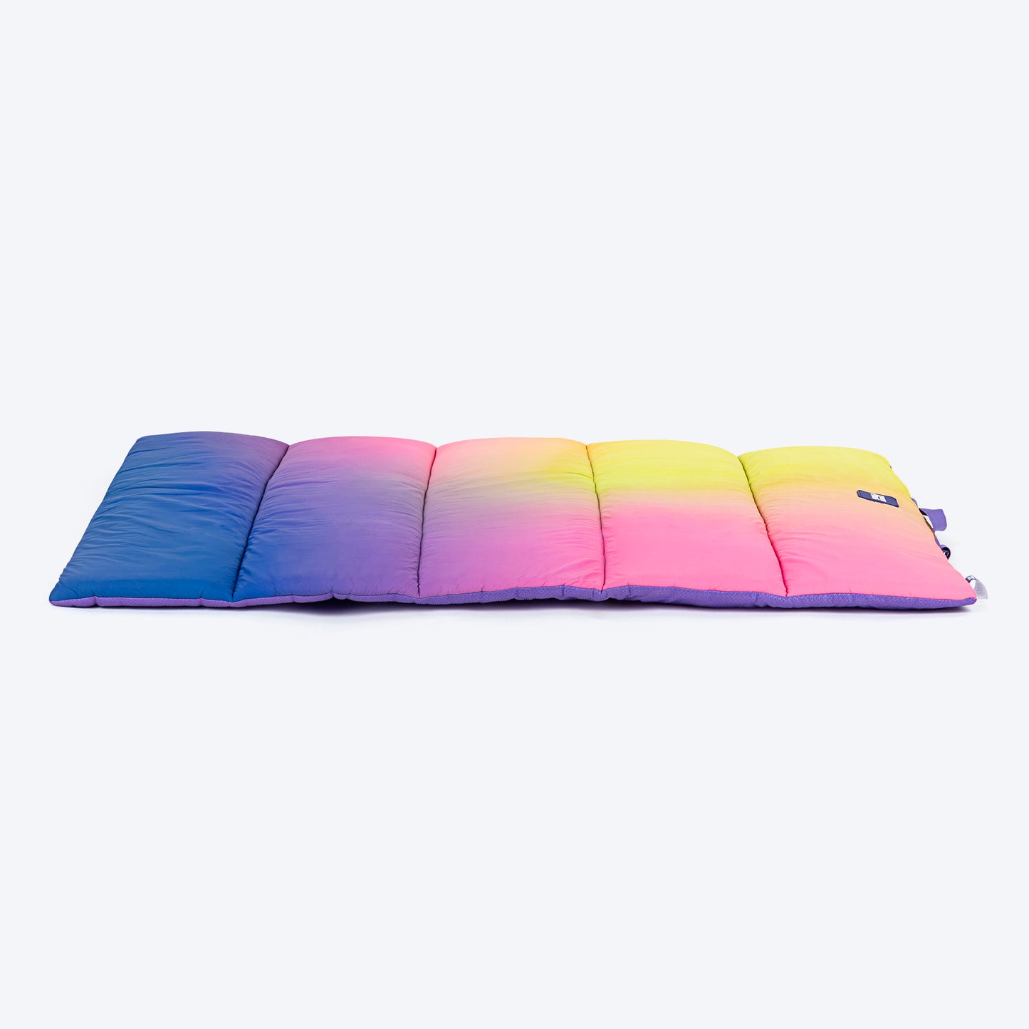 Dash Dog Ombre Fusion Water Repellent Portable Mat For Dog - Purple & Yellow - Heads Up For Tails