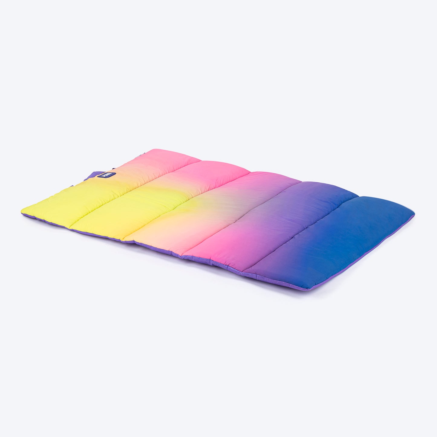 Dash Dog Ombre Fusion Water Repellent Portable Mat For Dog - Purple & Yellow - Heads Up For Tails
