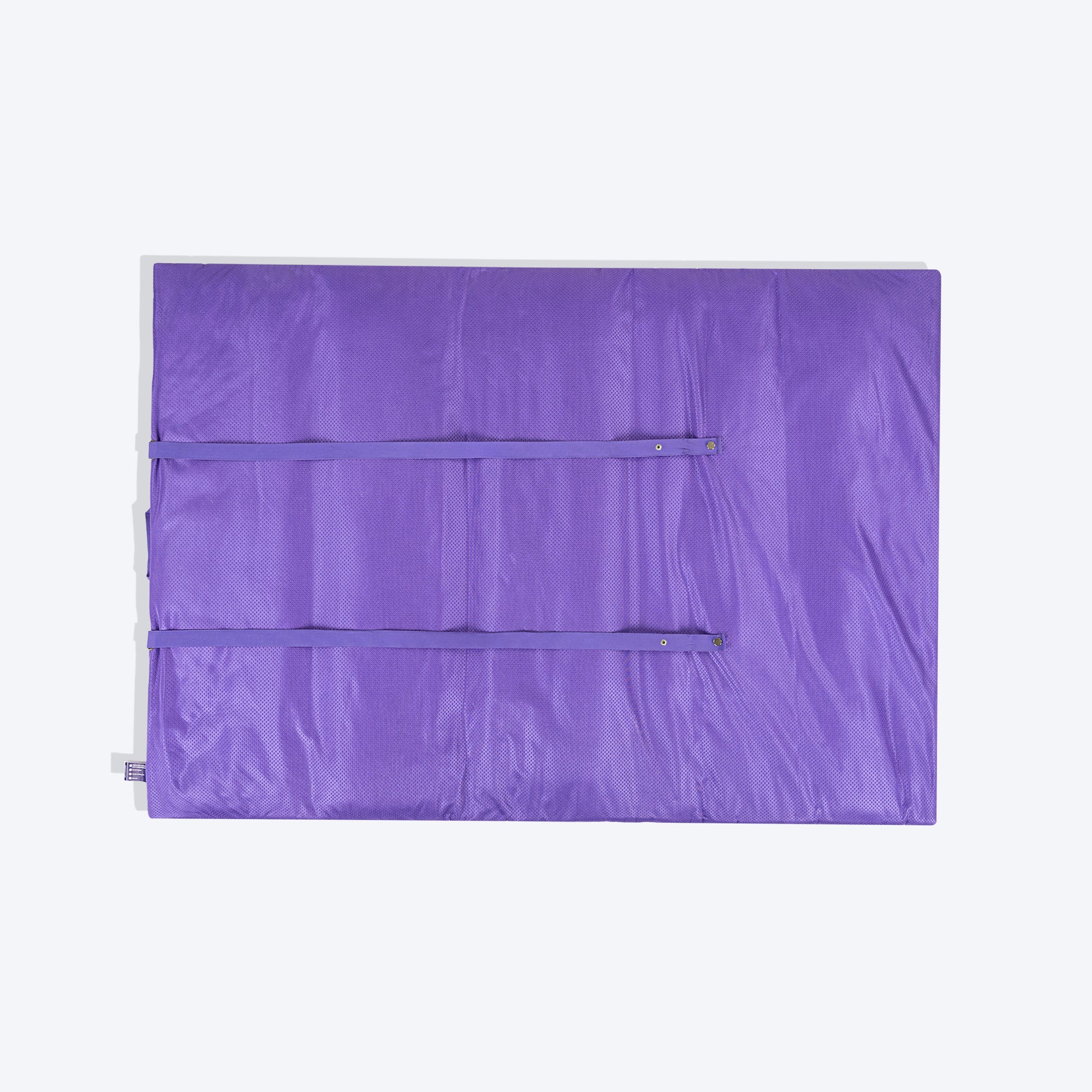 Dash Dog Zig Zaggers Water Repellent Portable Mat For Dog - Orange & Purple - Heads Up For Tails