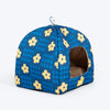 HUFT Cosy Blossom Tent Bed For Cat & Puppy - Blue