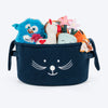 HUFT Playtime Toy Basket For Dog & Cat - Navy - Heads Up For Tails