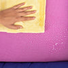 Dash Dog Chevron Water Repellent Lounger Dog Bed - Purple & Orange - Heads Up For Tails