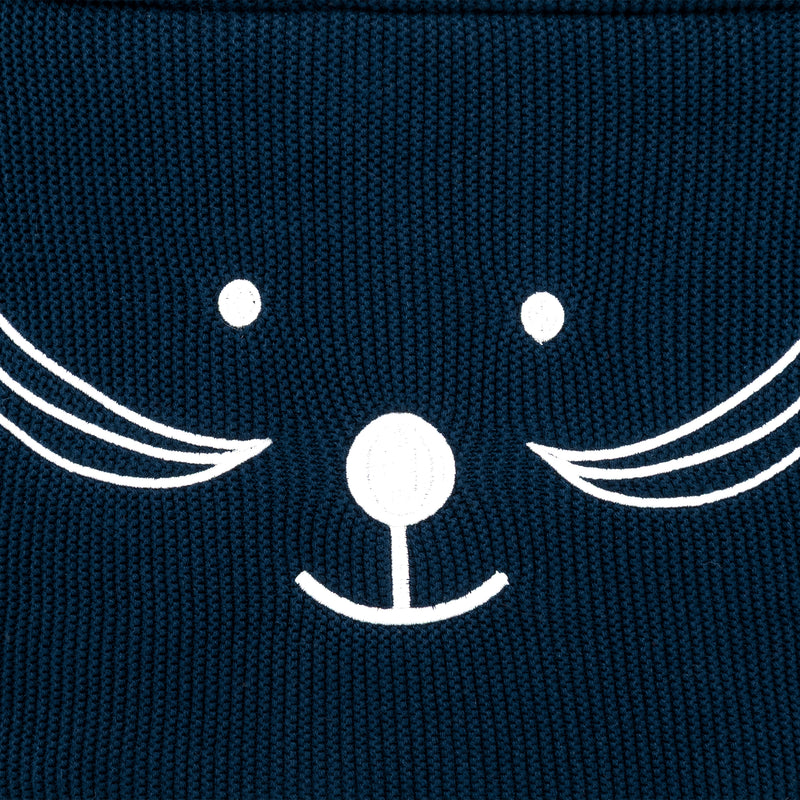 HUFT Playtime Toy Basket For Dog & Cat - Navy - Heads Up For Tails