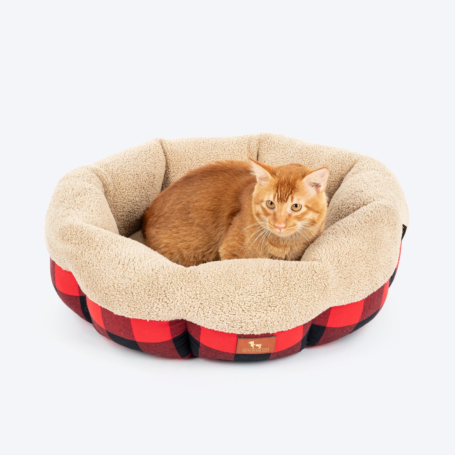 HUFT Cosy Cuddle Bed For Cat & Puppy - Multicolor - Heads Up For Tails