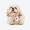 HUFT Owl You Need Squeaky Plush Toy For Puppies - Multicolor - Heads Up For Tails